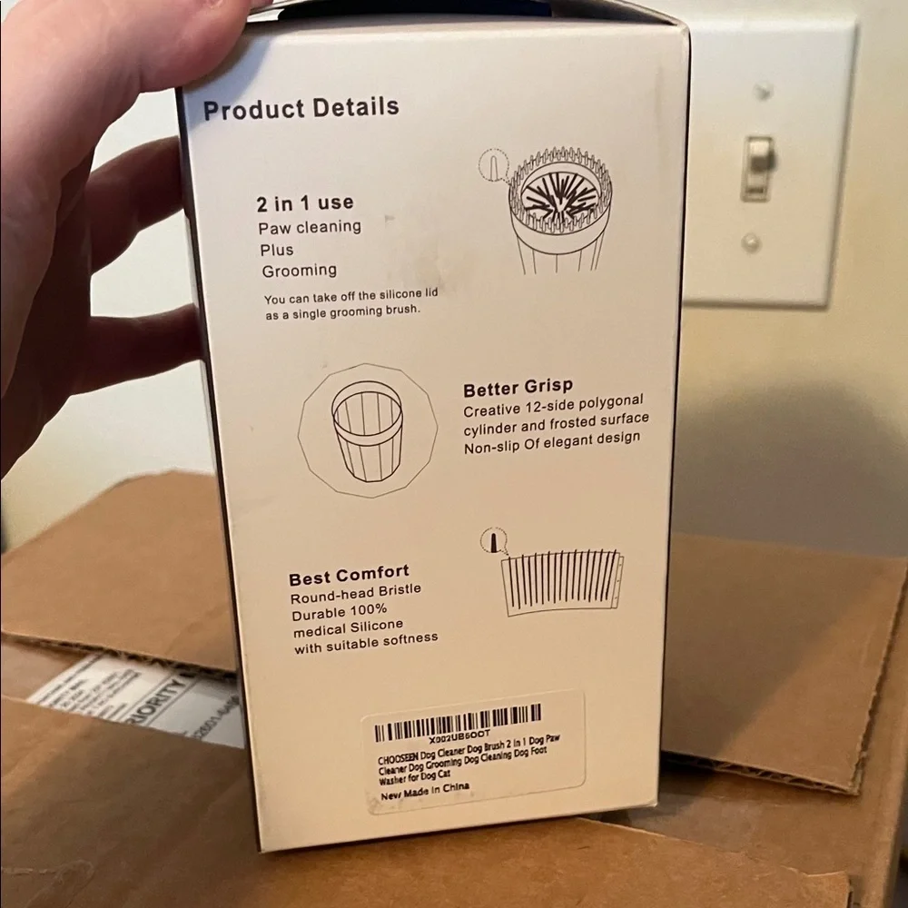 Pet Paw Cleaner - Gray